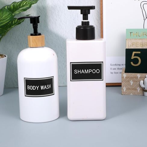 24 PCS Dish Soap Label Travel Hand Soap Sticker Waterproof Shampoo Label Toiletry Labels Bathroom Labels for Travel Size Bottles for Bottles, Bathroom, Soaps, Lotion, Shampoo (Black) in Saudi Arabia