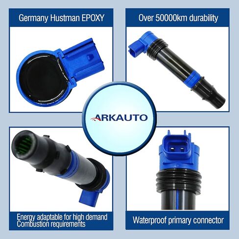Performance Ignition Coil Pack Set Of 1 Compatible With Kawasaki Ninja ZX-6R ZX-6RR ZX600 ZX636 ZXR9F ZX R9F Replacement For F6T570 21171-1282 21171-0021 in Saudi Arabia