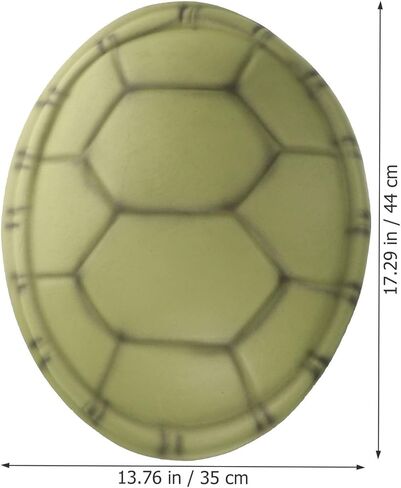 TOYANDONA 4pcs Turtle Shell Props Party Tortoise Shell Props Turtle Cosplay Costume Turtle Shell Costume Soft Turtles Dress up Kids Shells Novelty Turtle Shell Outfit Carapace Eva Dark Green in Kuwait