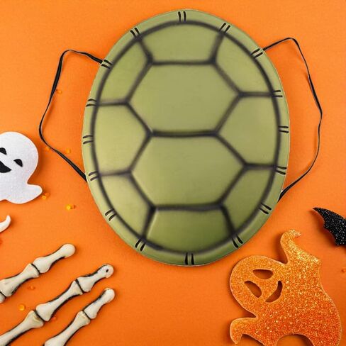TOYANDONA 4pcs Turtle Shell Props Party Tortoise Shell Props Turtle Cosplay Costume Turtle Shell Costume Soft Turtles Dress up Kids Shells Novelty Turtle Shell Outfit Carapace Eva Dark Green in Kuwait