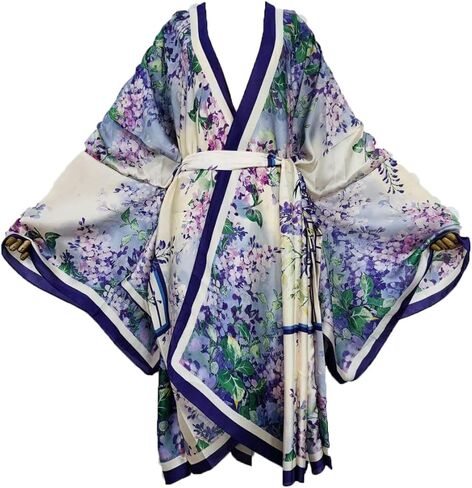 سترة صوفية صيفية بمقاس كبير، موضة مثيرة لحفلات العطلات الأفريقية، أكمام طويلة، ملمس حريري، رداء كيمونو قفطان in Kuwait