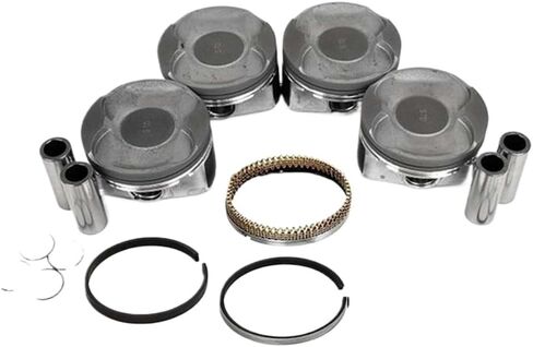 4-Piece Engine Piston Rings Kit Compatible with 2009-2018 Vehicles with 2.5L 2AR-FE Engine – Includes Parts 13211-0V011-A0, 13211-0V012-B0, 13211-36032-C0 in Kuwait