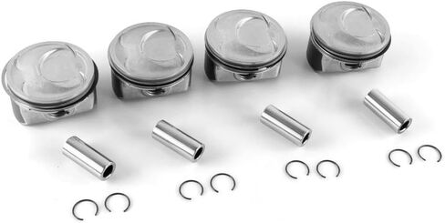 4 Piece Piston And Ring Set 235102G500 23510-2GGA0 23510-2G540 Compatible With Sonata 2011-13 Optima 2.4L Car in Kuwait