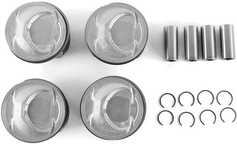 4 Piece Piston And Ring Set 235102G500 23510-2GGA0 23510-2G540 Compatible With Sonata 2011-13 Optima 2.4L Car in Kuwait