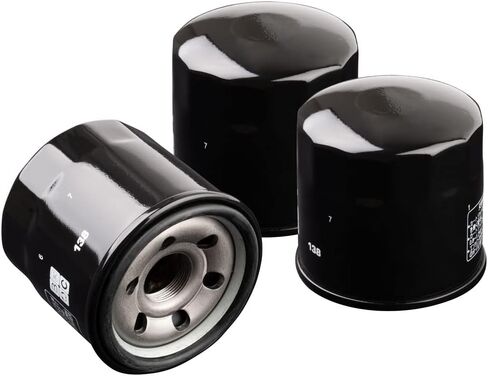 Tusk First Line فلتر زيت 3 عبوات - تدفق عالي، بديل ممتاز لمحركات رباعية الأشواط عالية الأداء متوافقة مع سوزوكي كينج كواد 750AXi 2008-2025/Eiger 400 2002-2007/v-Strom 800DE 2023-2024 in Kuwait