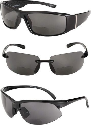 ماس فيجن "The Allstars 2" 3 أزواج من النظارات الشمسية المستقطبة ثنائية البؤرة خفيفة الوزن الأكثر شعبية للجنسين in Kuwait