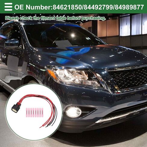 No.84621850/84492799 Headlight Wiring Harness Assembly for Chevrolet Silverado 1500 2019-2021 Headlights Lamp Wire Harness 8 Pcs Terminals 30cm 1 Set in Saudi Arabia