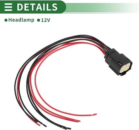 No.84621850/84492799 Headlight Wiring Harness Assembly for Chevrolet Silverado 1500 2019-2021 Headlights Lamp Wire Harness 8 Pcs Terminals 30cm 1 Set in Saudi Arabia