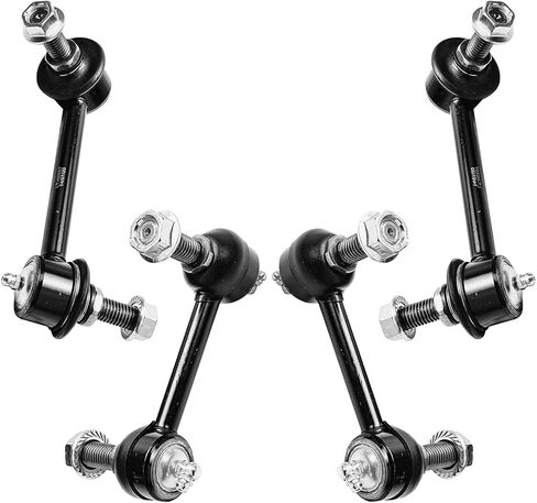 Detroit Axle - 14pc Front Suspension Kit for Chevy Trailblazer EXT GMC Envoy XL Isuzu Ascender Olds Bravada 4 Upper & Lower Ball Joints 4 Front Rear Sway Bar Links 4 Inner & Outer Tie Rods 2 Boots in Saudi Arabia