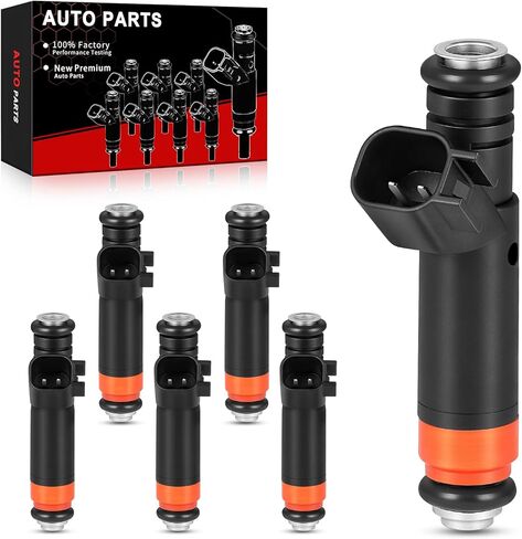 حاقن الوقود [4.2L] يناسب: -Ford F150 1999-2003، F150 Heritage 2004، E150 2002-2003، E150 Club Wagon 2003، E150 Econoline 1999-2002، E250 2003، E250 Econoline OE#FJ460 FI11373S 800800-1467N(6 قطعة ) in Kuwait