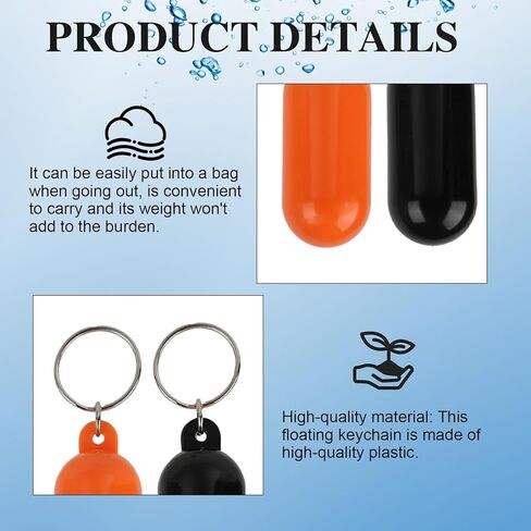 عبوتان من سلاسل المفاتيح العائمة، حلقات مفاتيح طافية صفراء لمفاتيح القوارب ومفاتيح السيارة، حلقات مفاتيح عائمة مقاومة للماء لركوب القوارب والتجديف وصيد الأسماك وركوب الأمواج وإكسسوارات الرياضات المائية in Kuwait