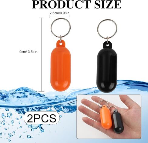 عبوتان من سلاسل المفاتيح العائمة، حلقات مفاتيح طافية صفراء لمفاتيح القوارب ومفاتيح السيارة، حلقات مفاتيح عائمة مقاومة للماء لركوب القوارب والتجديف وصيد الأسماك وركوب الأمواج وإكسسوارات الرياضات المائية in Kuwait