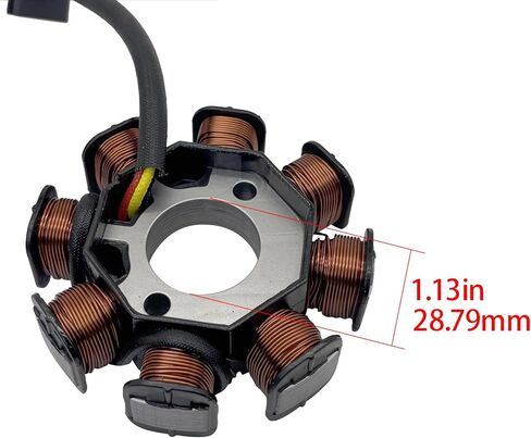 8 Coil 4 Wire Stator Coil Replacement for 0454944 0454483 0453559 0454949 RZR 170 RZR170 2009-2014 90 2007-2014/2016 Outlaw 50 2008-2018 90 2007-2014/2016 50 2007 BD3-H1410-00 YFM90 Raptor 90 in Saudi Arabia