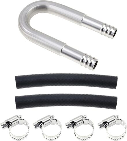 Fuel Filter Removal Bypass Kit, U Shaped Elbow Fuel Filter Bypass Kit Fit for Duramax 2001-2016 in Saudi Arabia