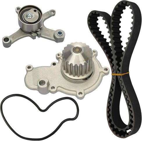 IRONTEK Timing Belt Kit w/Water Pump for 2003 for Chrysler Voyager, 2003-10 PT Cruiser, 2003-06 Sebring; 2003-07 for Dodge Caravan, 2003-06 Stratus; 2003-05 for Jeep Liberty, TBK265AWP 95265K4 TCK265A in Saudi Arabia