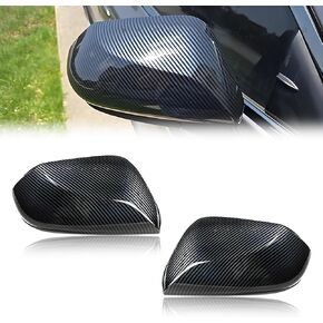 مرآة الرؤية الخلفية الجانبية لباب السيارة الخارجي لسيارة To-yota Camry 2025 2024 2023 2022 2021 2020 2019 2018 ملحقات أغطية مرآة الرؤية الخلفية (أسود لامع) in Kuwait