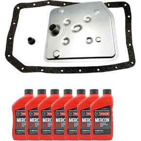 مجموعة خدمة نقل الحركة F110KX 6R80 مع حشية مطاطية فاخرة من الفلين وسوائل متوافقة مع 2015-2020 F150 | يستبدل FL3Z-7A098-B، FT-200، (7) XT-10-QLVC in Kuwait