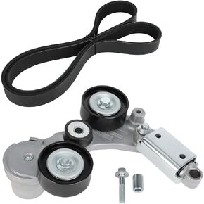 مجموعة شداد حزام سيربنتين مع بكرة متوافقة مع Chevy Impala Malibu 2008-2010 Buick LaCrosse Regal 2012-2016 Saturn Aura 2007-2009 لاستبدال 12663047 in Kuwait