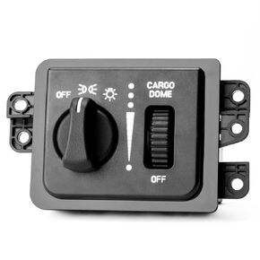 مفتاح المصباح الأمامي لـ 2002-2003-2004-2005 دودج رام 1500 2500 3500 بيك اب، 2003 دودج رام 1500 2500 3500 فان، مصباح أمامي خافت مفتاح الضباب الخفيف البضائع قبة مؤشر لوحة العدادات 56045537AB 56045537AA in Kuwait