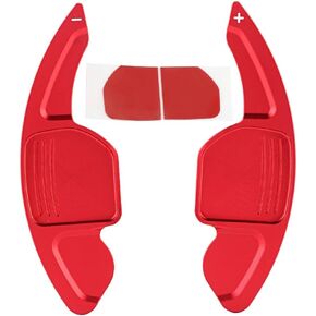 KIMISS 2pcs Aluminum Alloy Car Steering Wheel Shift Paddle Blade Shifter Extension for A3/A4L 2013-2016, for A5 2012-2016, etc Bright Red Color Accessories in Kuwait