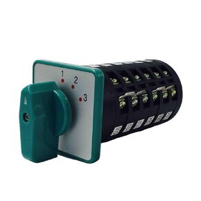 Electric 5A 380V Rotary Cam Switch 3 Position 6 Poles 36 Terminals Main Universal Changeover Switch LW6-6 in Kuwait