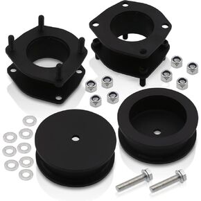 AJP Distributors Upgrade 3" Front 2" Rear Suspension Off-Roading Complete Leveling Lift Kit Block Spacers Black Compatible/Replacement For Commander XK 2006 2007 2008 2009 2010 06 07 08 09 10 in Kuwait