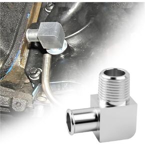 90° Car Heater Hose Fitting,Aluminum Alloy Cars Heater Hose Connector from 1/2 NPT to 5/8 Barb,Professional Elbow Fitting for Heaters Hoses Car Accessories for Cars SUVs in Kuwait