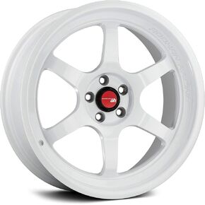 Aodhan AH08 Custom Wheel - 18x9.5, 30 Offset, 5x114.3 Bolt Pattern, 73.1mm Hub - White Rim in Kuwait