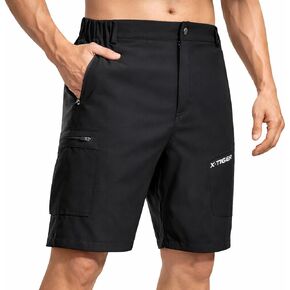 X-TIGER Men's Hiking Cargo Shorts Quick-Dry Lightweight Outdoor Shorts with 5 Zipper Pockets for Fishing Golf Camping Travel in Kuwait