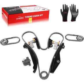 Engine Timing Chain Kit Compatible with Ford Explorer Flex Taurus Lincoln MKS MKT MKZ V6 3.5L For Mazda CX-9 V6 3.7L in Kuwait