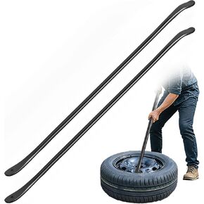 Tire Mounting Tools, Semi Tire Changing Tools. Heavy Duty tire Iron for tire Tools for Changing Tires. 39 Inch x 4/5 Inch, Black in Kuwait