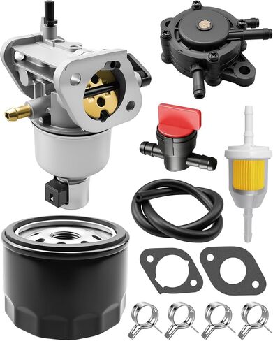 15003-7081 Carburetor Fit for Kawasaki FH580V FS541V FR600V FS600V Engine John Deere X300 X300R, Carburetor Fuel Pump Kit Replace 15004-0818 15004-0822 15004-7053 15004-7060, Carb With Fuel Pump in Kuwait