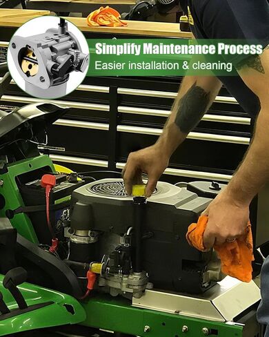 15003-7081 Carburetor Fit for Kawasaki FH580V FS541V FR600V FS600V Engine John Deere X300 X300R, Carburetor Fuel Pump Kit Replace 15004-0818 15004-0822 15004-7053 15004-7060, Carb With Fuel Pump in Kuwait