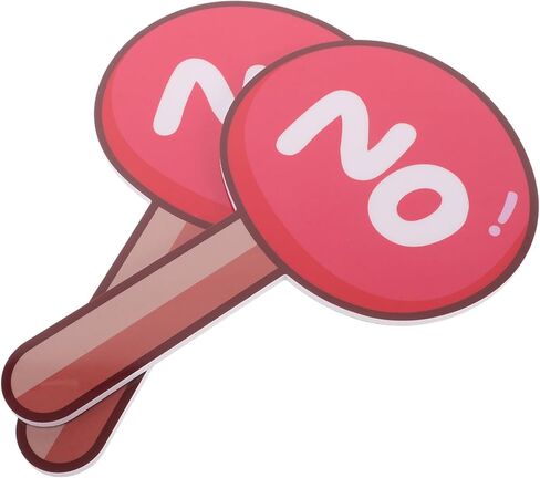 لوحة تحكيم للفصل الدراسي قطعتان محمولة باليد نعم لا مجاديف التصويت أداة تعليمية محمولة للمعلم لمشاركة الطلاب والتعلم التفاعلي in Kuwait