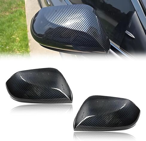 Car Exterior Door Side Rearview Mirror for To-yota Camry 2025 2024 2023 2022 2021 2020 2019 2018 Accessories Rear View Mirror Caps（Glossy Black） in Saudi Arabia
