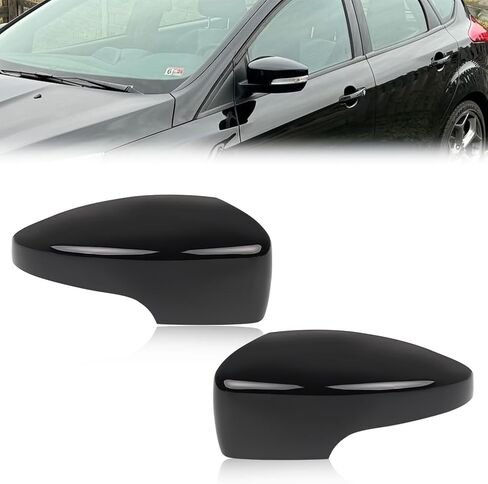 مرآة الرؤية الخلفية الجانبية لباب السيارة الخارجي لسيارة To-yota Camry 2025 2024 2023 2022 2021 2020 2019 2018 ملحقات أغطية مرآة الرؤية الخلفية (أسود لامع) in Kuwait