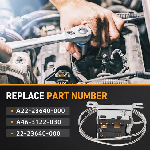 A/C Thermostat Switch Compatible with Omega Freightliner A22-23640-000 A46-3122-030 22-23640-000 Air Conditioner Thermostat Switch in Kuwait