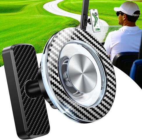 Magnetic Golf Cart Phone Holder, Golf Accessories Gifts for Men Dad Husband Unique, 360° Rotation US Flag Phone Mount for Golf Cart, Birthday Golf Gifts for Men Him Boyfriend, 2026 Golfers Must Haves in Saudi Arabia