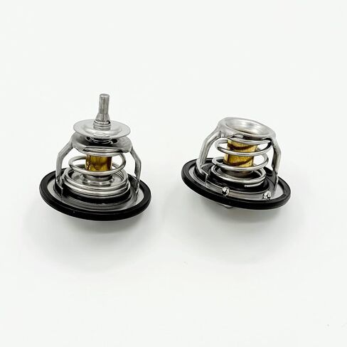 Pair of Thermostat Coolant 82℃ + 85℃ For ISUZU NPR NPR-HD NQR NRR 4HE1 4.8L 4HK1 5.2L 1998-2024 OEM in Kuwait