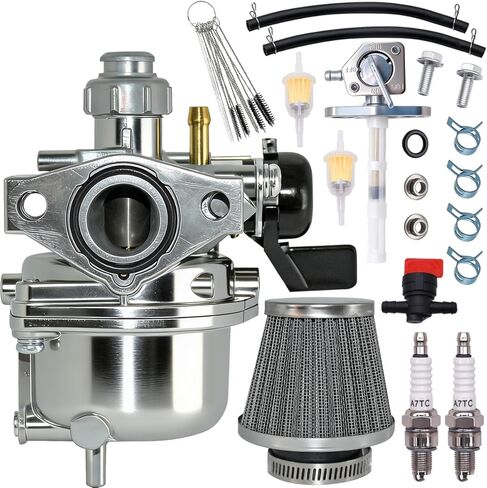 CRF70 XR70 Carburetor Fit for Honda CRF70 XR70 1997-2005 for Honda XR70R 1997-2003 for CRF70F 2004-2012 16100-GCF-672 16100-GCF-671 W/Air Filter & Fuel Petcock Valve & Spark Plug in Saudi Arabia