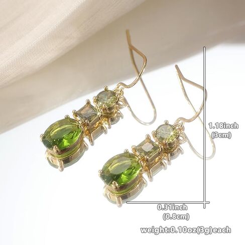 1 Pair of Vintage Copper Craftsman Earrings Inlaid with Artificial Zircon Bohemian Style Travel Party, The Best Choice for Daily Wear in Saudi Arabia