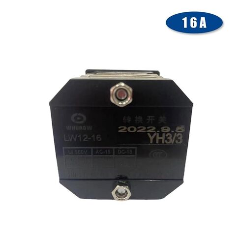 LW12-16YH3/3 مفتاح تحويل الكامة الدوارة 12 محطة 4 مواضع تحويل الجهد يستخدم للتحكم في المحرك 5.5 كيلو وات in Kuwait