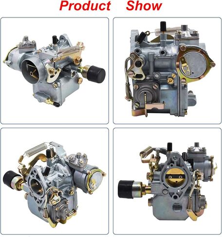 GXYWADY Carburetor Carb Replacement for VW 34 PICT-3 12V Electric Choke 1600CC Replaces 113129031K 34PICT-3 98-1289-B in Saudi Arabia