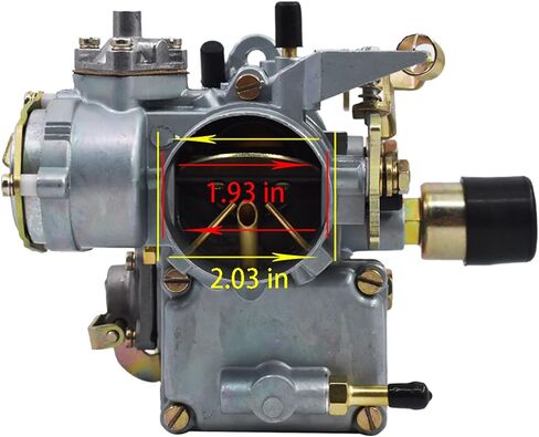 GXYWADY Carburetor Carb Replacement for VW 34 PICT-3 12V Electric Choke 1600CC Replaces 113129031K 34PICT-3 98-1289-B in Saudi Arabia