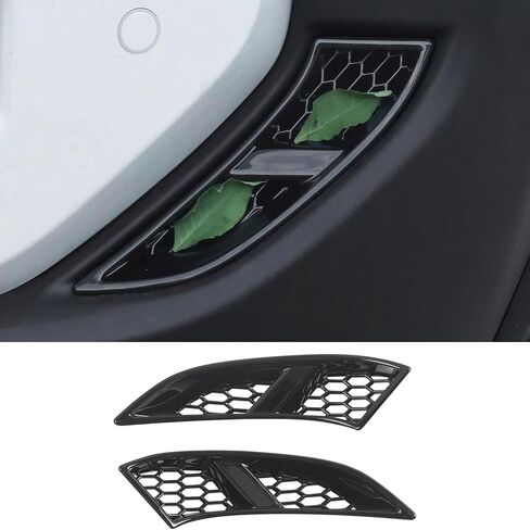 2-Pack Front Left and Right Air Intake Grille Decoration for 2024-2026 Toyota Land Cruiser 250 1958 Prado Air Inlet Protective Cover Exterior Modification 2025 land cruiser accessories (Matte Black) in Kuwait