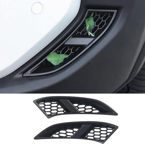 2-Pack Front Left and Right Air Intake Grille Decoration for 2024-2026 Toyota Land Cruiser 250 1958 Prado Air Inlet Protective Cover Exterior Modification 2025 land cruiser accessories (Matte Black) in Saudi Arabia