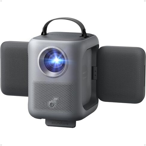 جهاز عرض Anker Nebula P1i المحمول مع WiFi وBluetooth من Soundcore، تصميم قابل للطي، 1080P FHD، 380 ANSI Lumens، تركيز تلقائي/حجر الزاوية، عدسة زجاجية بالكامل، مكبر صوت مدمج in Kuwait