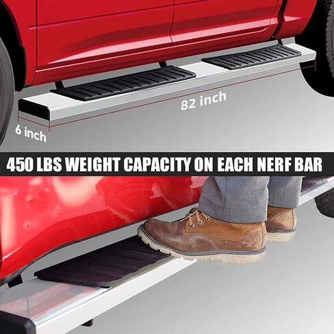 COMNOVA 6" Running Boards Side Steps Compatible with 2006-2014 Honda Ridgeline. Truck Steps and Running Boards Made with Stainless Steel. Truck Side Steps for Ridgeline. in Saudi Arabia