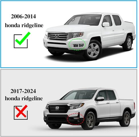 COMNOVA 6" Running Boards Side Steps Compatible with 2006-2014 Honda Ridgeline. Truck Steps and Running Boards Made with Stainless Steel. Truck Side Steps for Ridgeline. in Saudi Arabia