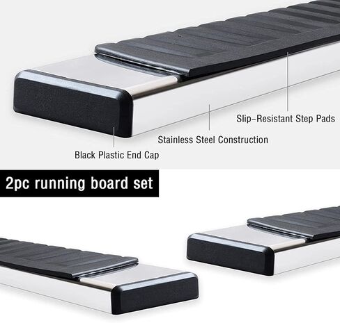 COMNOVA 6" Running Boards Side Steps Compatible with 2006-2014 Honda Ridgeline. Truck Steps and Running Boards Made with Stainless Steel. Truck Side Steps for Ridgeline. in Kuwait
